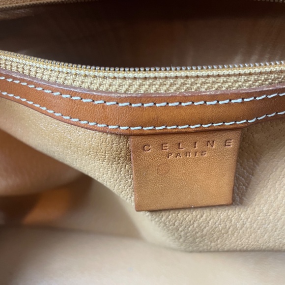 CELINE PARIS STUNNING VTG Macadam Brown Dome Satchel MC99/1 GUC W/COA - Picture 10 of 16